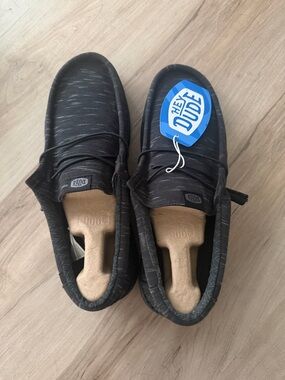 Hey Dude Men's Dark Charcoal Slip-On Loafers